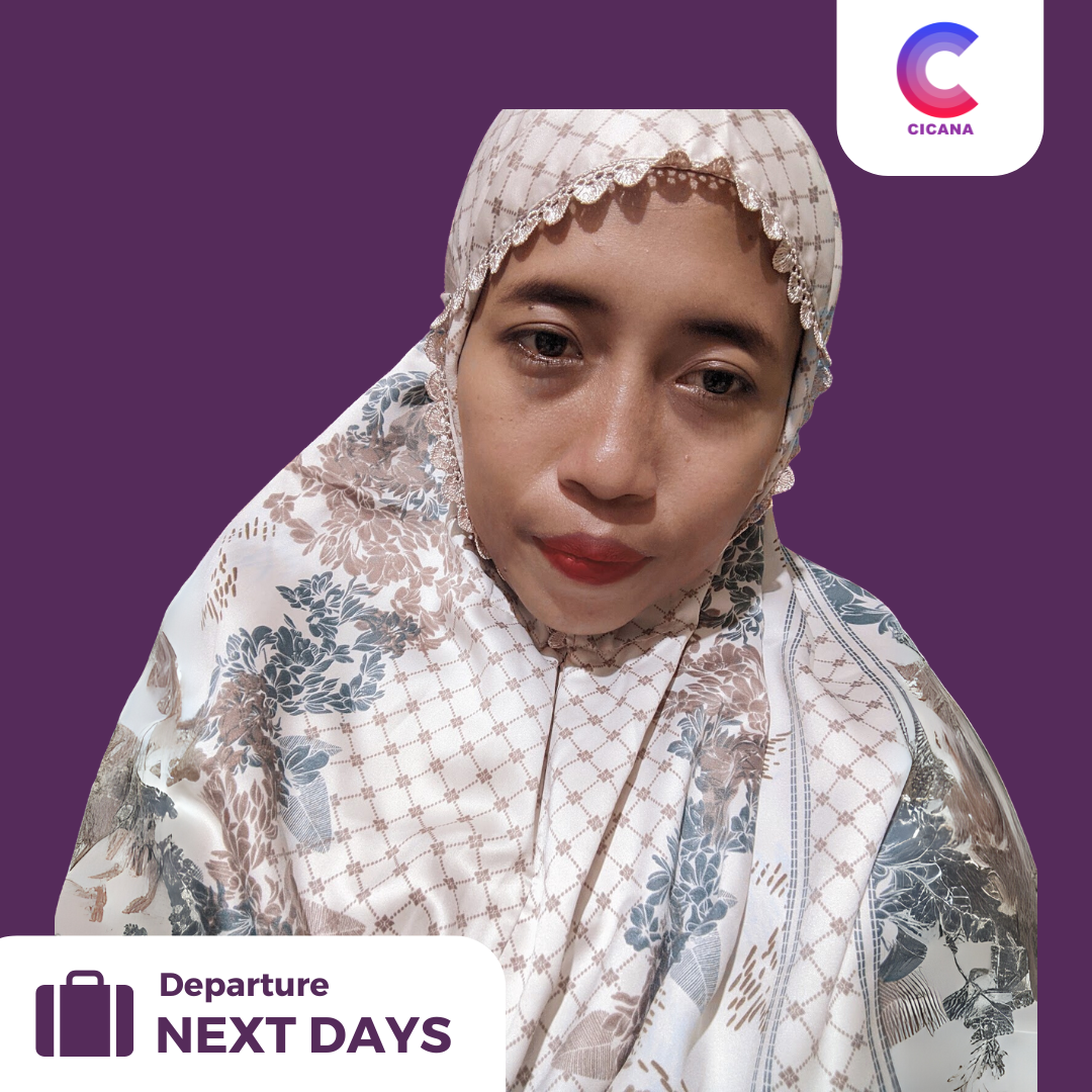 Putri Kristiyaningsih, 30 tahun, Asal Cilacap, Beberes momong, Pengalaman 4tahun6bulan, Gaji 2.6jt, Mudik 1 tahun sekali